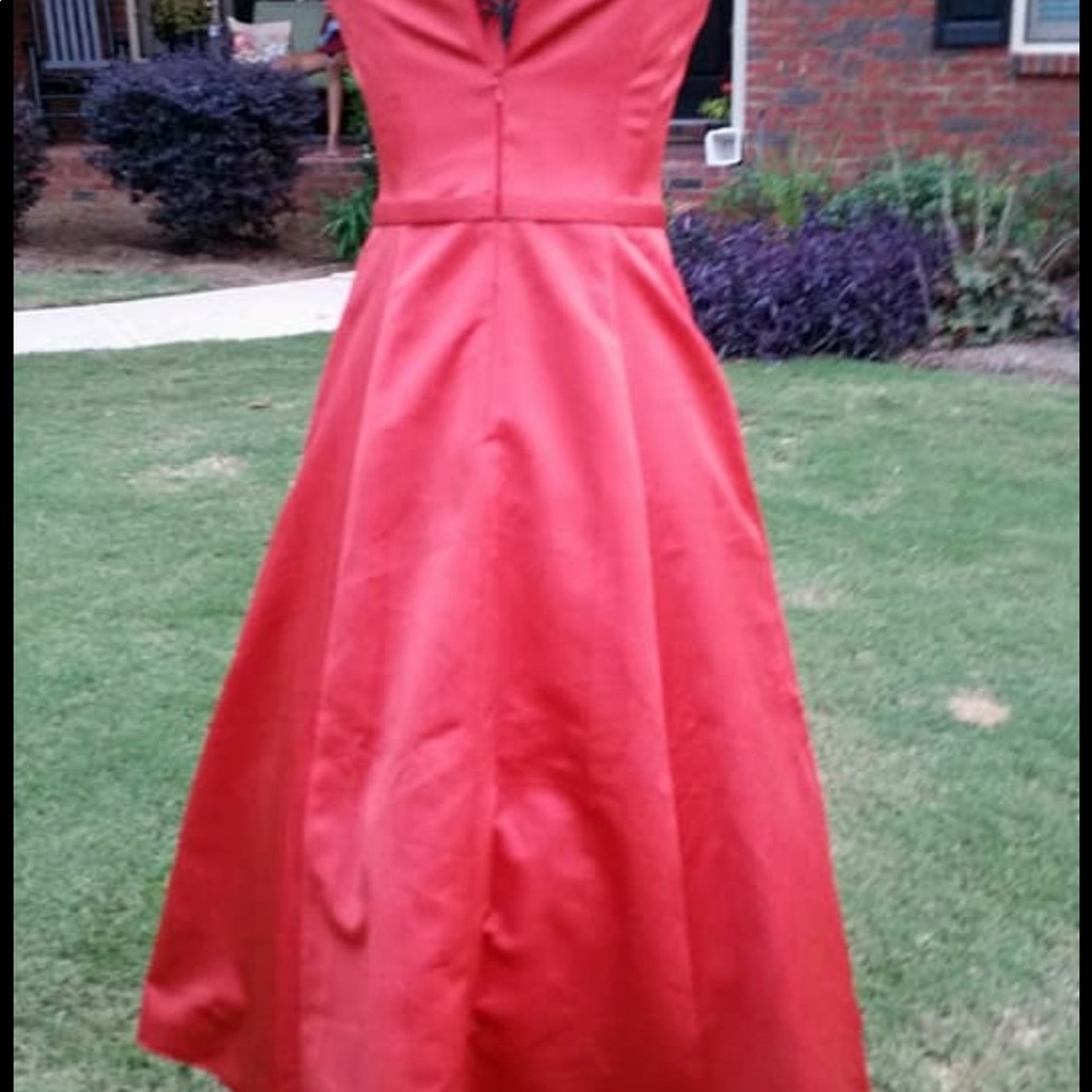 Strapless prom dress